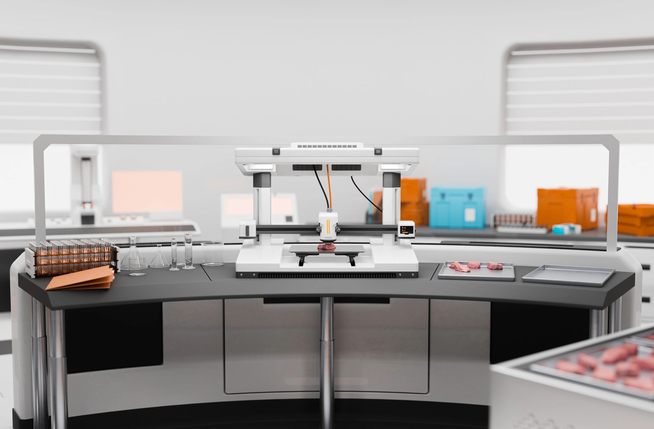 Desktop 3D printer producing a prototype component